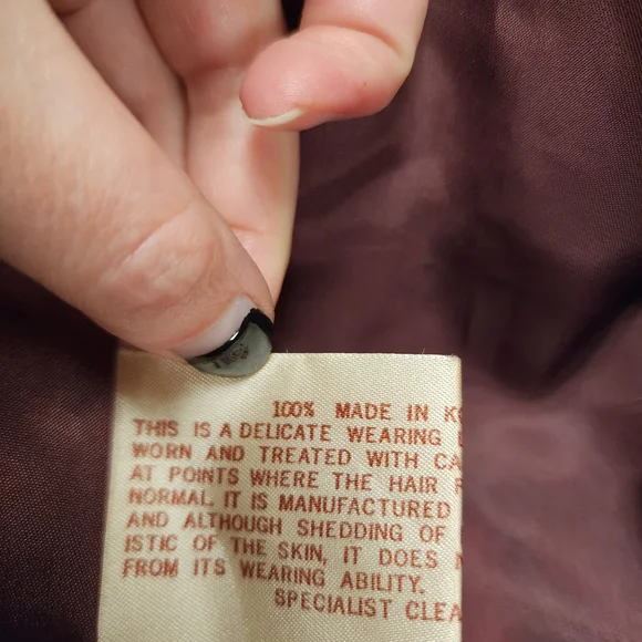 Vintage Black Rabbit Fur Coat - Picture 5 of 7